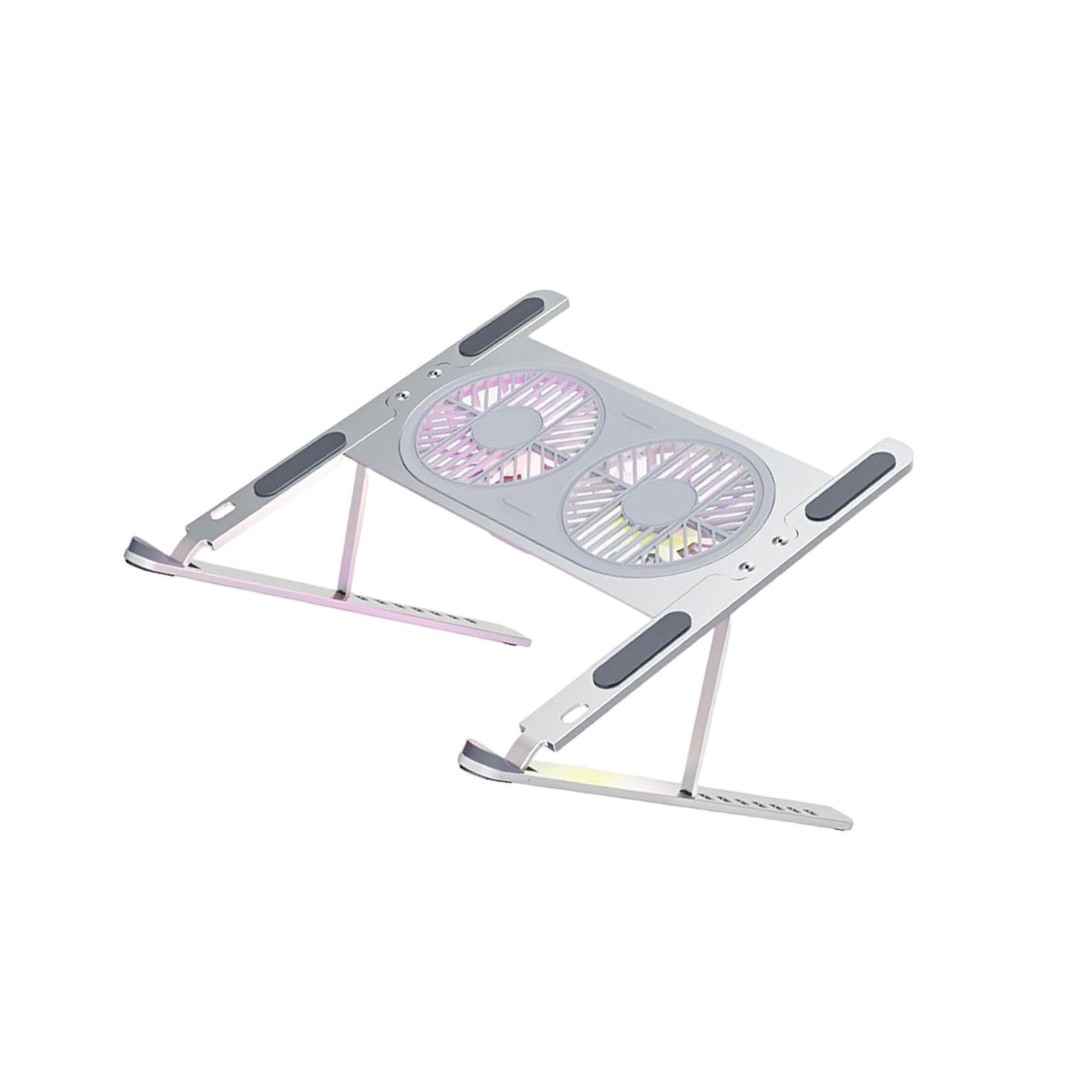 Cooling Stand Tablet - Dudukan Laptop dengan Kipas Pendingin Twin
