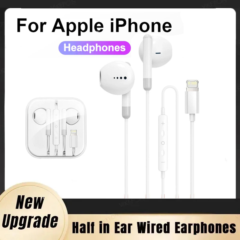 Wired Earphone Lightning - Earphone Berkabel Original untuk Apple Lightning