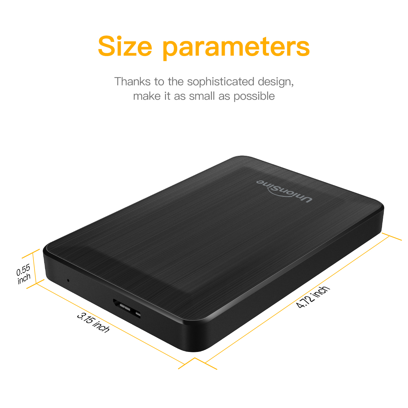UnionSine 2.5' Hard Drive Ekst - Tablet Lap Desk ulasan dan harga