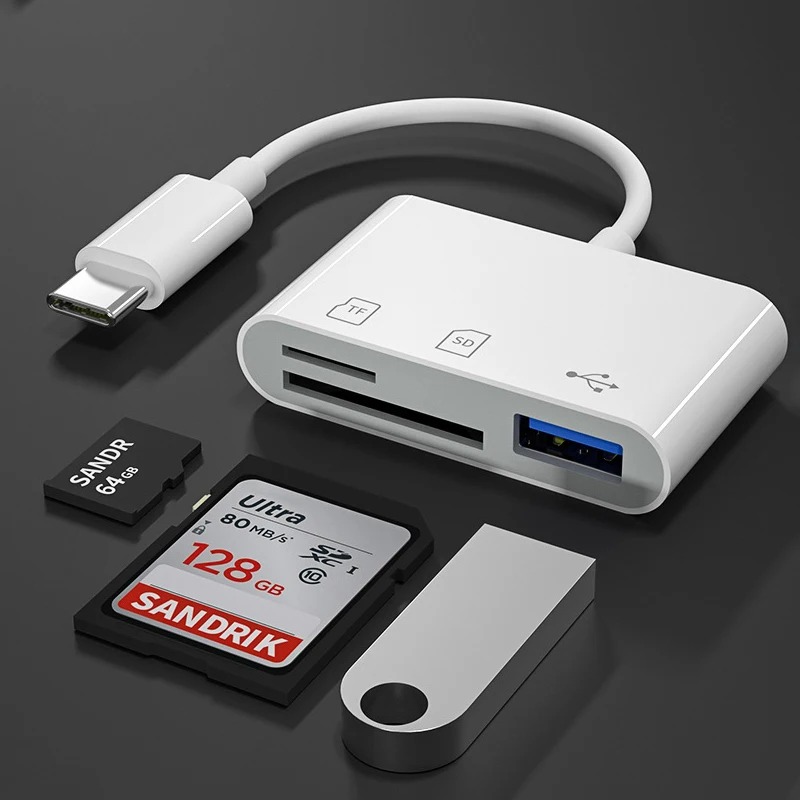 3-in-1, Adaptor Hub Konverter  - Usb Hub Type C ulasan dan harga