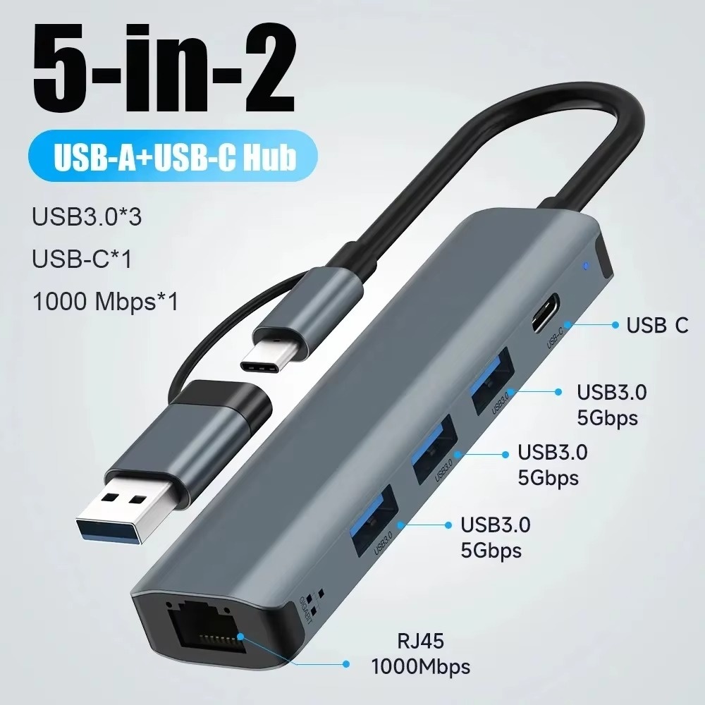 Hub USB C Multiport, Dock Eksp - Usb Hub Type C ulasan dan harga